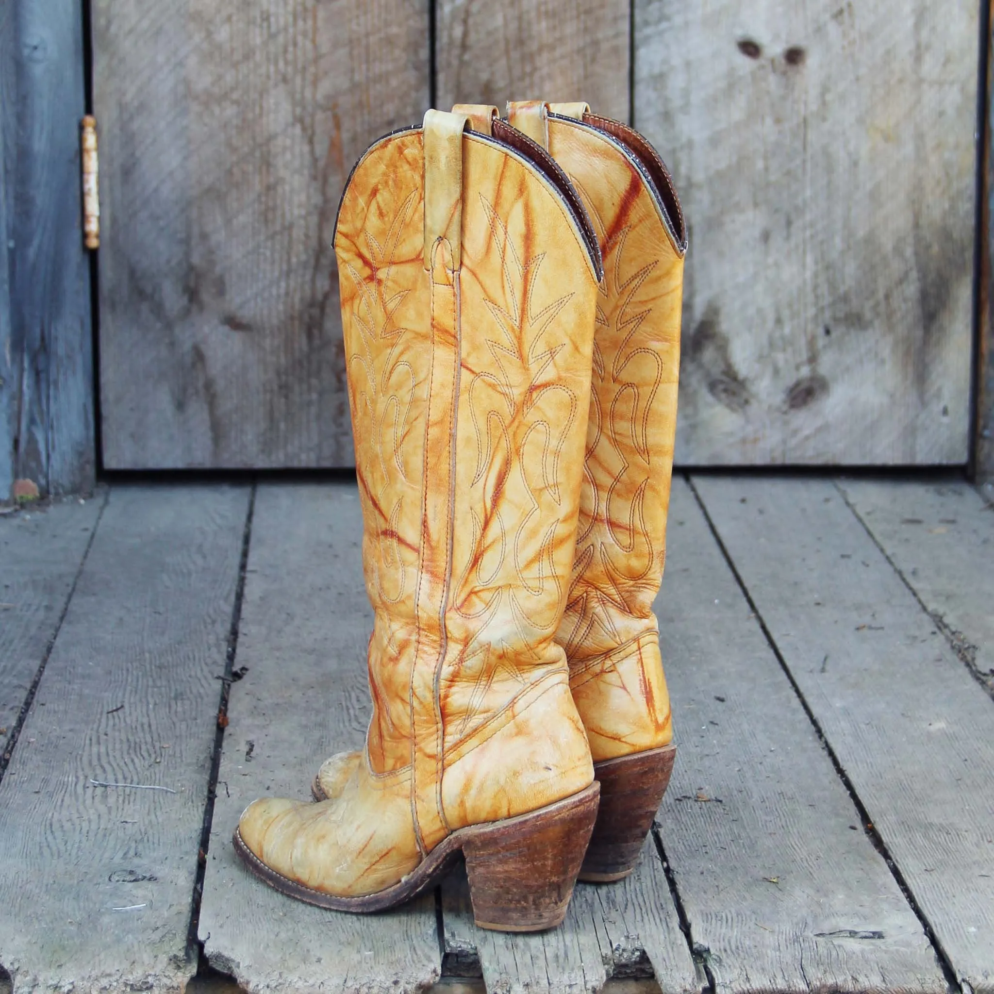 Vintage Capezio Marbled Boots