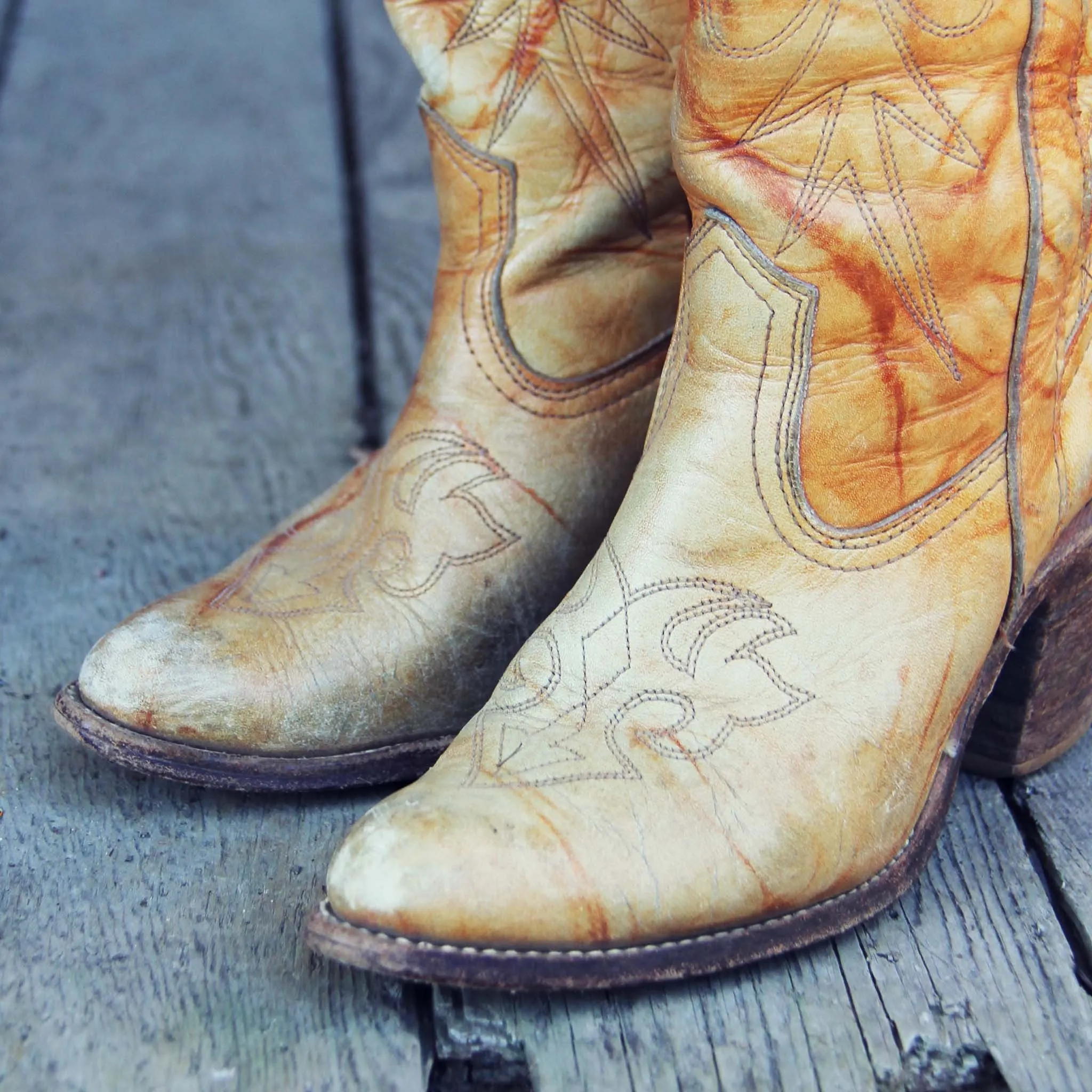 Vintage Capezio Marbled Boots