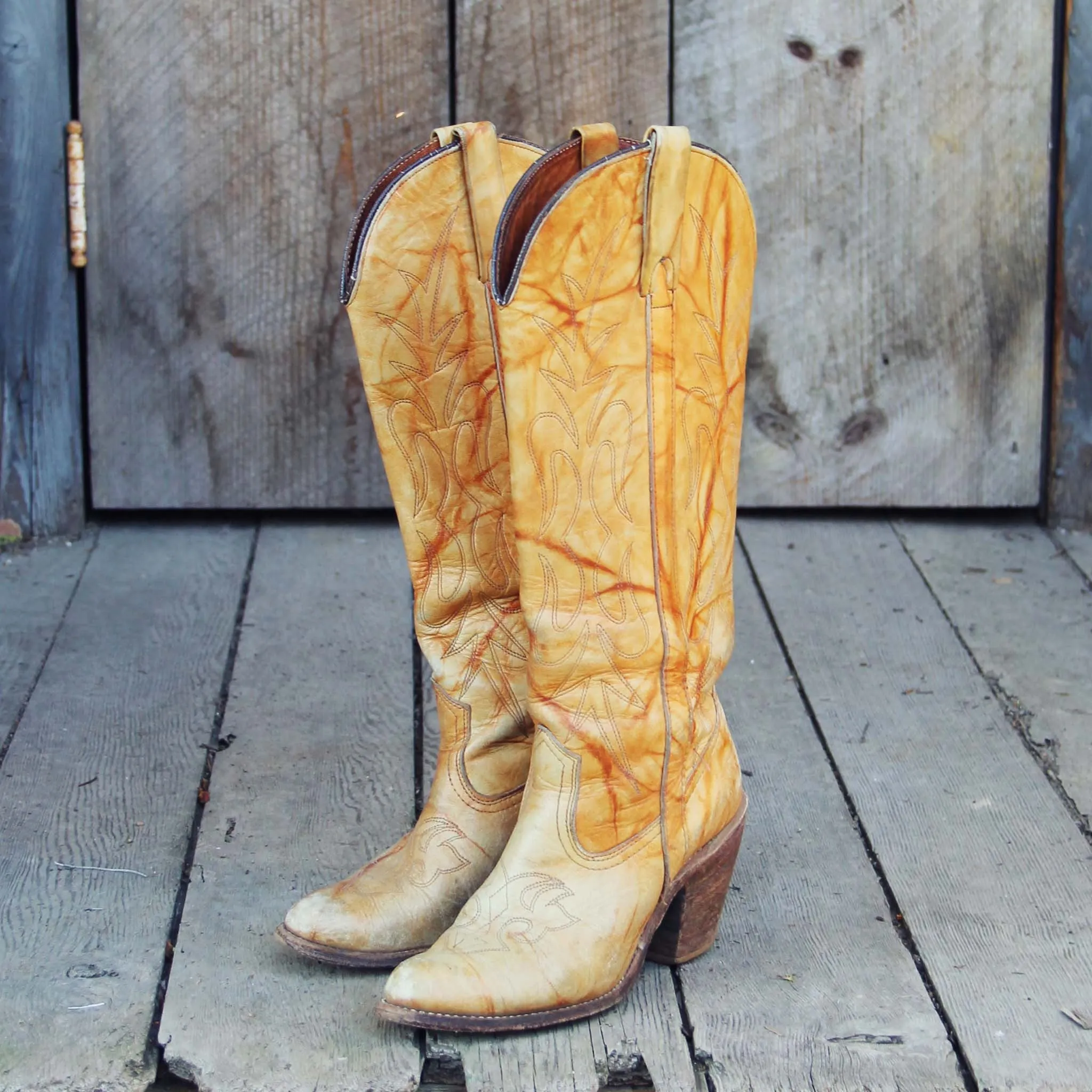 Vintage Capezio Marbled Boots