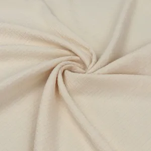 Viscose Blend Seersucker - Cream